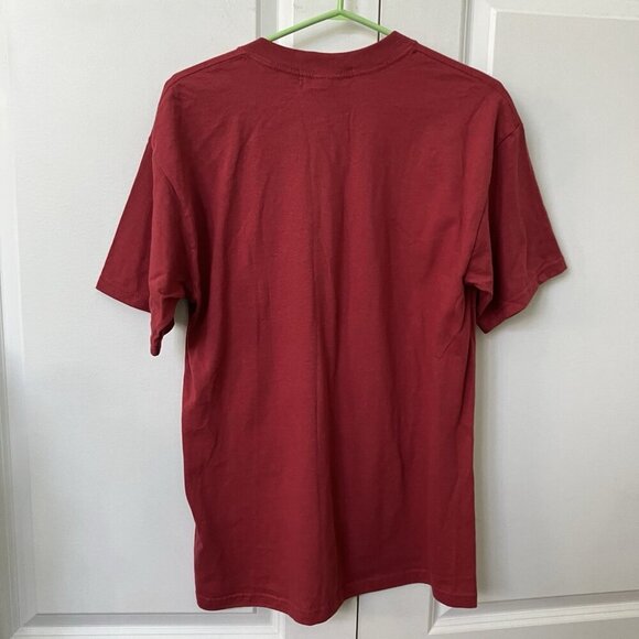 Y2K Celine Dion T-shirt Mens M Red Pink Graphic Tour Band Tee - Picture 4 of 6